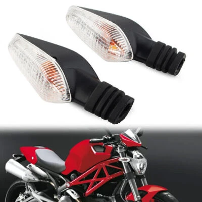 Motorcycle Turning Signal Lamp Light For DUCATI Monster 695 696 796 797 Clear Foto 1 de 4