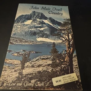 John Muir Trail Country Guide To The High Sierra 1977 Edition Color Insert Mint - Imagen 1 de 2