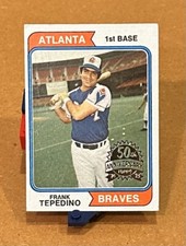 2023 TOPPS HERITAGE 50th ANNIVERSARY 1974 ORIGINAL BUYBACK Frank Tepedino #526