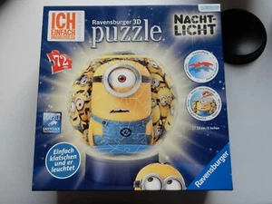 Ravensburger 3D Puzzleball Nachtlicht LED 72 Teile Minions - Bild 1 von 3