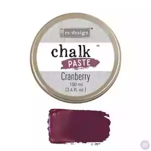 Prima Redesign Chalk Paste - Great for Stencilling - 100ml - Cranberry - Bild 1 von 1