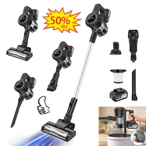 6000W Cordless Vacuum Cleaner Hoover Upright Bagless Lightweight Handheld Home - Picture 1 of 17