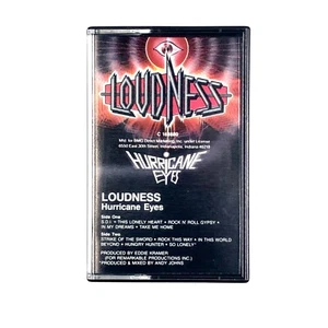 LOUDNESS HURRICANE EYES Cassette Tape 1987 CLUB EDITION Heavy Metal Rare - Picture 1 of 5