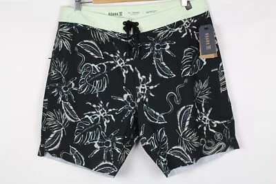 Roark Men's 18" Boardshorts Passage Primo Tropakill Spyder Snakes Black RB401 - Image 1 of 4