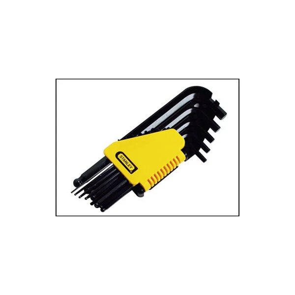 Stanley 0-69-257 Ball End Hexagon Key Set of 12 Imperial (1/16 - 3/8in) - Image 1 of 1
