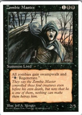 Zombie Master Collectors' Edition NM Black Rare AP13 - Image 1 of 2