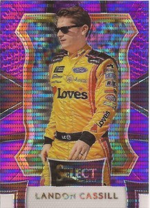 2017 Panini Select Racing Nascar Purple Pulsar Retail Prizm Insert Parallel