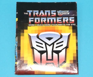TRANSFORMERS G1 CATALOG KATALOG 1986 BOX INSERT CHECKLIST HASBRO UK EURO - Foto 1 di 7