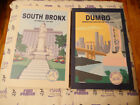 2 New York City Neighborhood Graphic Art Licensed 16×24 Canvases Dumbo Bronx R98