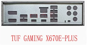 Shield I/O IO Backplate For Asus TUF GAMING X670E-PLUS Motherboard - Bild 1 von 1