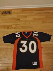 Terrell Davis Denver Broncos NFL Vintage Champion Jersey Men's Size 44 - Picture 1 of 8
