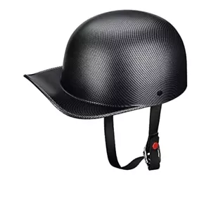 Baseball Style Cap Retro Motorcycle Helmet Unisex-Adult - DOT Approved - XL - Picture 1 of 6