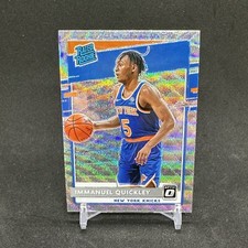 Immanuel Quickley 2020-21 Donruss Optic Rated Rookie Fanatics NY Knicks #175