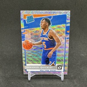 Immanuel Quickley 2020-21 Donruss Optic Rated Rookie Fanatics NY Knicks #175