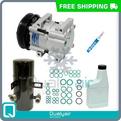 Kit de AC para 1994-1996 Ford F150/F250/F350 L6/V8 4.9L/5.0L/7.5L - Imagem 1 de 4