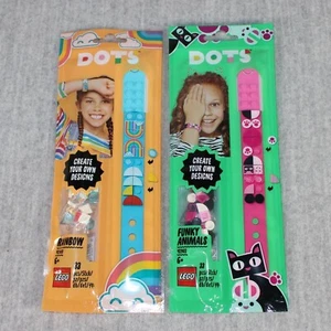 LEGO DOTS 2x Bracelets 41901 Funky Animals 41900 Rainbow New Play Jewellery 2020 - Bild 1 von 11