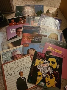 Lot of 17 Vtg Pop & Vocal Jazz Vinyl Records Jerry Vale  Bing Crosby Etc Lot 17 - Picture 1 of 19