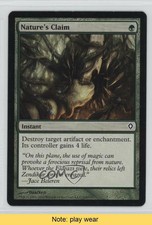 2010 Magic: The Gathering - Worldwake Nature's Claim #108 READ 0b5