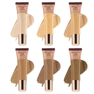 24 Hour Matte Oil Control Liquid Foundation Perfect Coverage Skin Ton D2P3 - Image 1 of 4
