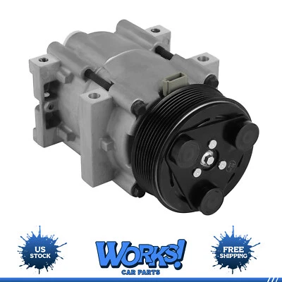 A/C AC Compressor For Ford E-350 Econoline E-350 Econoline Club Wagon FS10 — 第 1/4 张图片