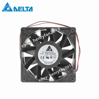 For Delta fan PFB1224EHE Axial fan DC24V 1.08A 120*120*38mm Inverter cooling fan - Image 1 of 4