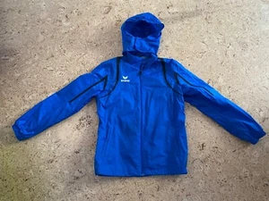 Erima Herren Regenjacke Größe 4 Farbe weiß blau neuwertig - Bild 1 von 3