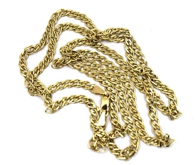 Chino Link Double Cuban Chain Necklace in 14K Yellow Gold 3.5mm 26" Inches - Image 1 of 4
