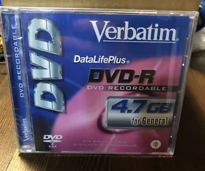 10 Verbatim Blank DVD+RW 4x Logo Branded 4.7GB Rewritable DVD Disc - Picture 1 of 3