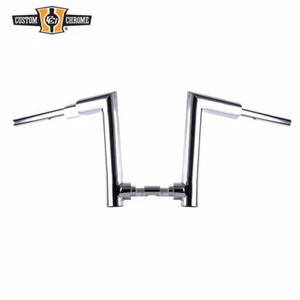 Chrome 2" Fat 12” Rise Hulkz Handlebar Fit For Harley Road King Sportster Dyna - Picture 1 of 1