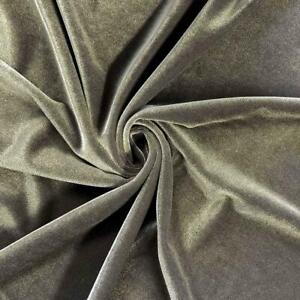 Spandex Stretch Velvet Fabric 60'' Wide by The Yard   {Choose The Color}