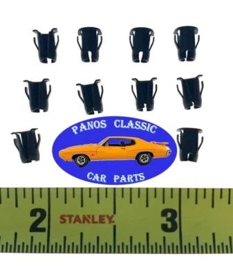 GM Barrel Tubular Push-In Speed Nuts Body Fits 5/32" Furo 1/8" Stud 10pcs 210 - Imagem 1 de 4
