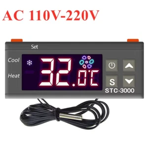 STC-3000 LED Digital Thermometer Temperature Controller Thermostat Regulator - Picture 1 of 8