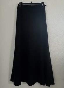 Vintage Talbots Maxi Skirt Womens Size 4 Black Lined Formal Academia Old Money - Picture 1 of 7