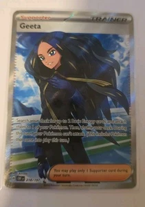 Pokémon TCG Geeta 218/197 Obsidian Flames Full Art Trainer Card - Picture 1 of 1
