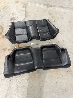 BMW E46 M3 330ci 325ci 2000-5 asientos traseros convertibles negro napa 7901269 7901276 Foto 1 de 4