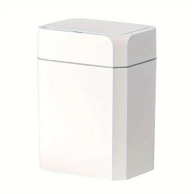 Motion Sensor Trash Can With Lid 12L Automatic Small Slim Can Smart Garbage - Image 1 of 4
