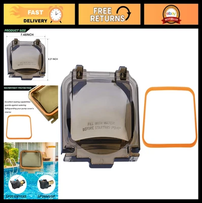 Pool Pump Strainer Cover Lid Replacement with O-Ring for Hayward Super Pump Mode - image 1 of 4