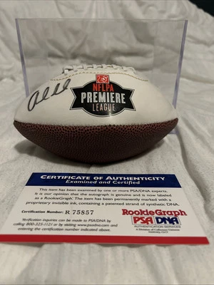 Autographed Andrew Luck Mini Football COA  - Image 1 of 4