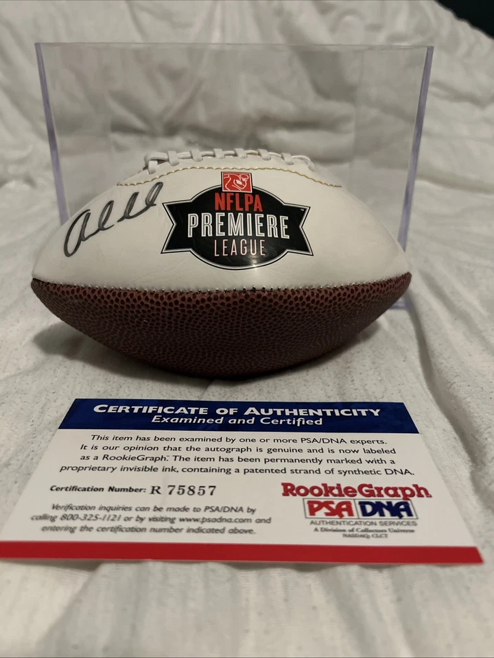 Autographed Andrew Luck Mini Football COA  - Image 1 of 4