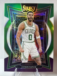 2024-25 Panini Select - Jayson Tatum Concourse #2 Verde/Bianco/Viola Prizm - Foto 1 di 2