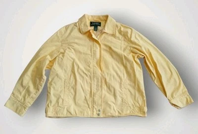 Куртка-бомбер Lauren Ralph Lauren на молнии желтая размер L - Изображение 1 из 4