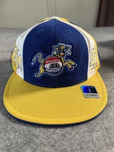 Houston Mavericks Mütze Kappe nicht verstellbar Herren 8 blau gelb ABA Basketball Wolle Reebok - Bild 1 von 8