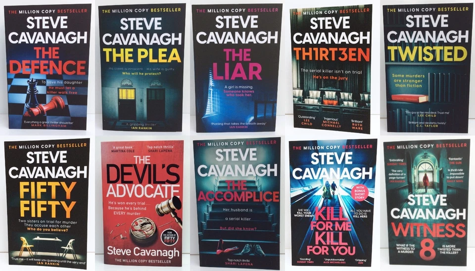 Steve Cavanagh Mix and Match Paperbacks - Eddie Flynn - Witness 8 (Jul 25) - Image 1 of 1