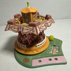 Vintage 1996 Polly Pocket Spin Pretty Magical Carousel Not Complete - Bild 1 von 12
