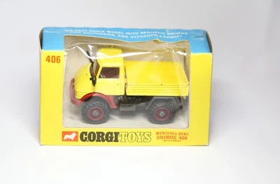 Corgi 406 Mercedes Benz 406 Unimog In Original Box - Good Vintage Original - Image 1 of 4
