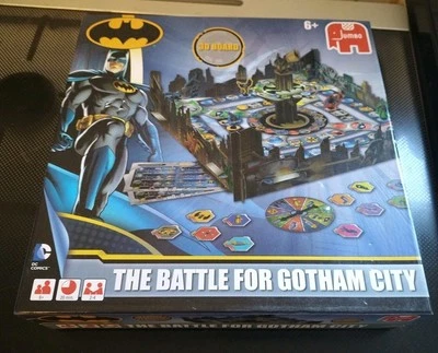 Batman The Battle for Gotham City 3D Board Game Jumbo Dc Comic UNUSED PARTS RARE - Image 1 of 4