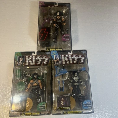 Figuras de acción Kiss 1997 Mcfarlane Ultra Ace Frehley Paul Stanley Peter Criss Foto 1 de 4