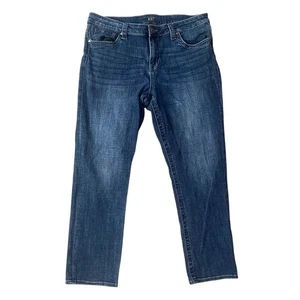 Kut from the Kloth Jeans Women’s Size High Rise 16 Blue Straight Leg - Picture 1 of 9