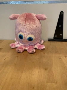 Disney Store Finding Nemo SOFT PINK PEARL OCTOPUS 5" Plush STUFFED ANIMAL Toy - Picture 1 of 5