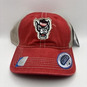 NC State Trucker Hat Baseball Cap Snapback Brand New Mascot Patch - Picture 1 of 5